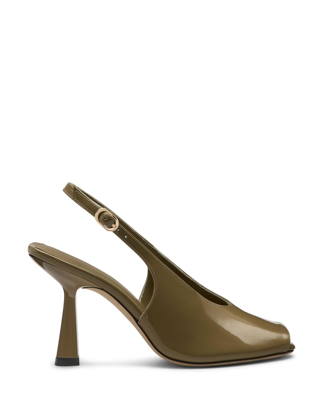 Stuart Weitzman Metallic Val Slingback 85