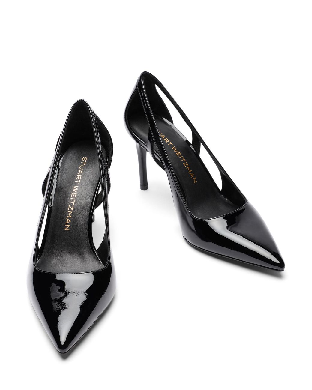 Stuart Weitzman Black Stuart Power Cutout 85