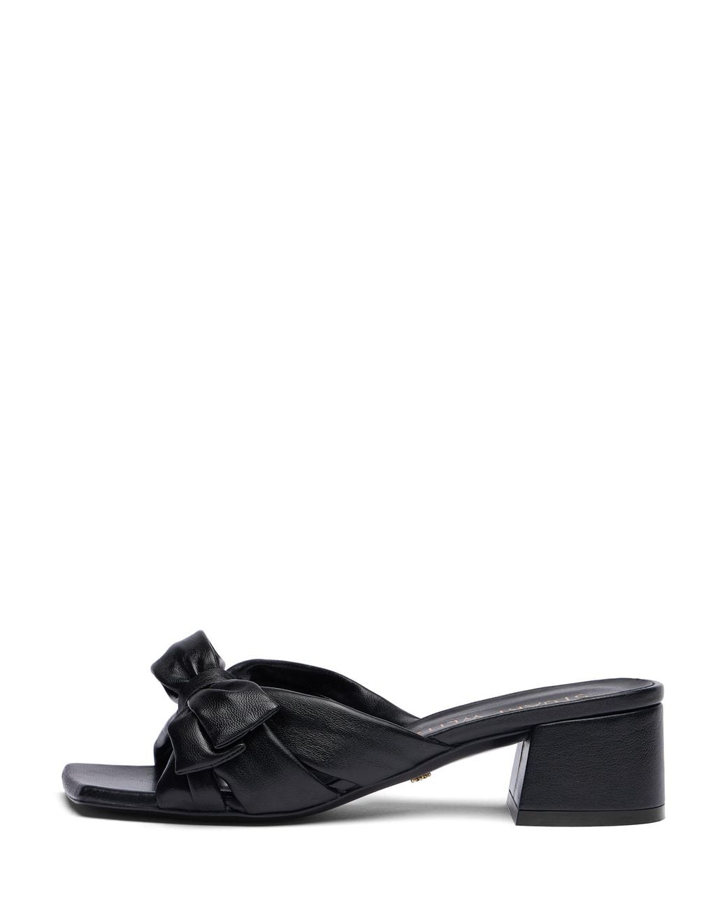 Stuart Weitzman Black Sofia 45 Slide