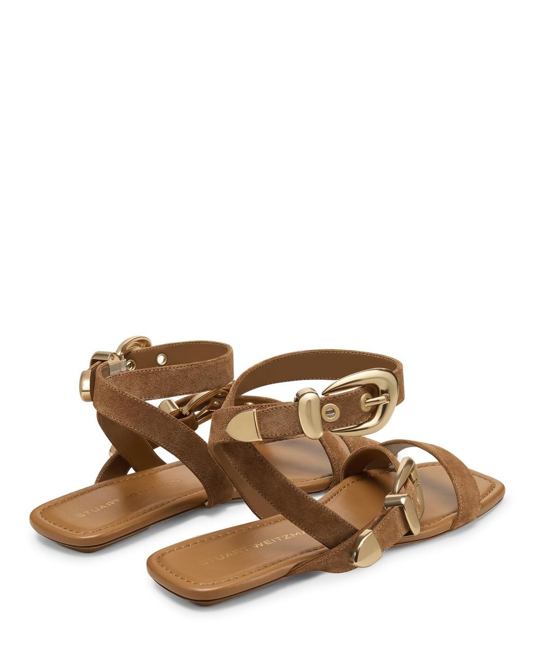 Stuart Weitzman Brown Maven Sandal