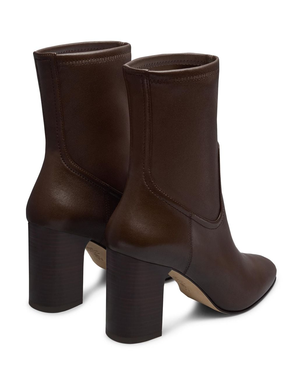 Stuart Weitzman Brown Mulberry Stretch Bootie