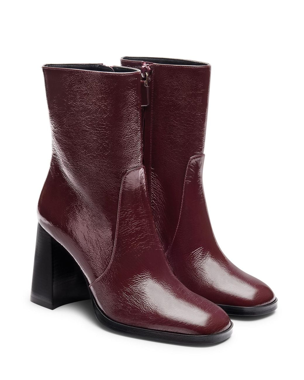 Stuart Weitzman Purple Vera Zip Bootie