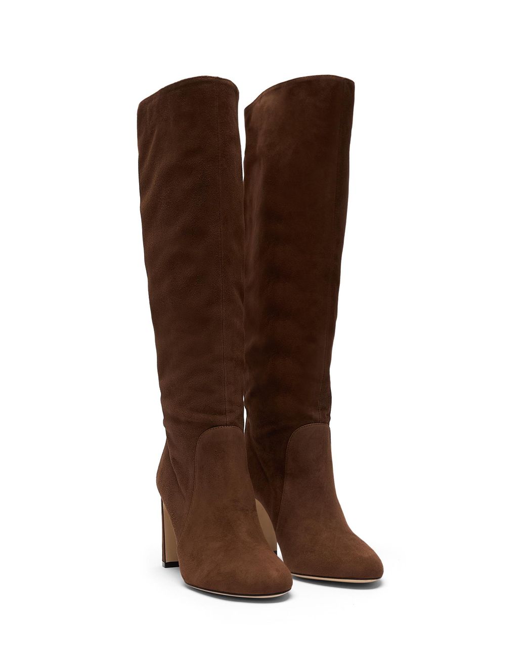 Stuart Weitzman Brown Babette Tubo Boot 85