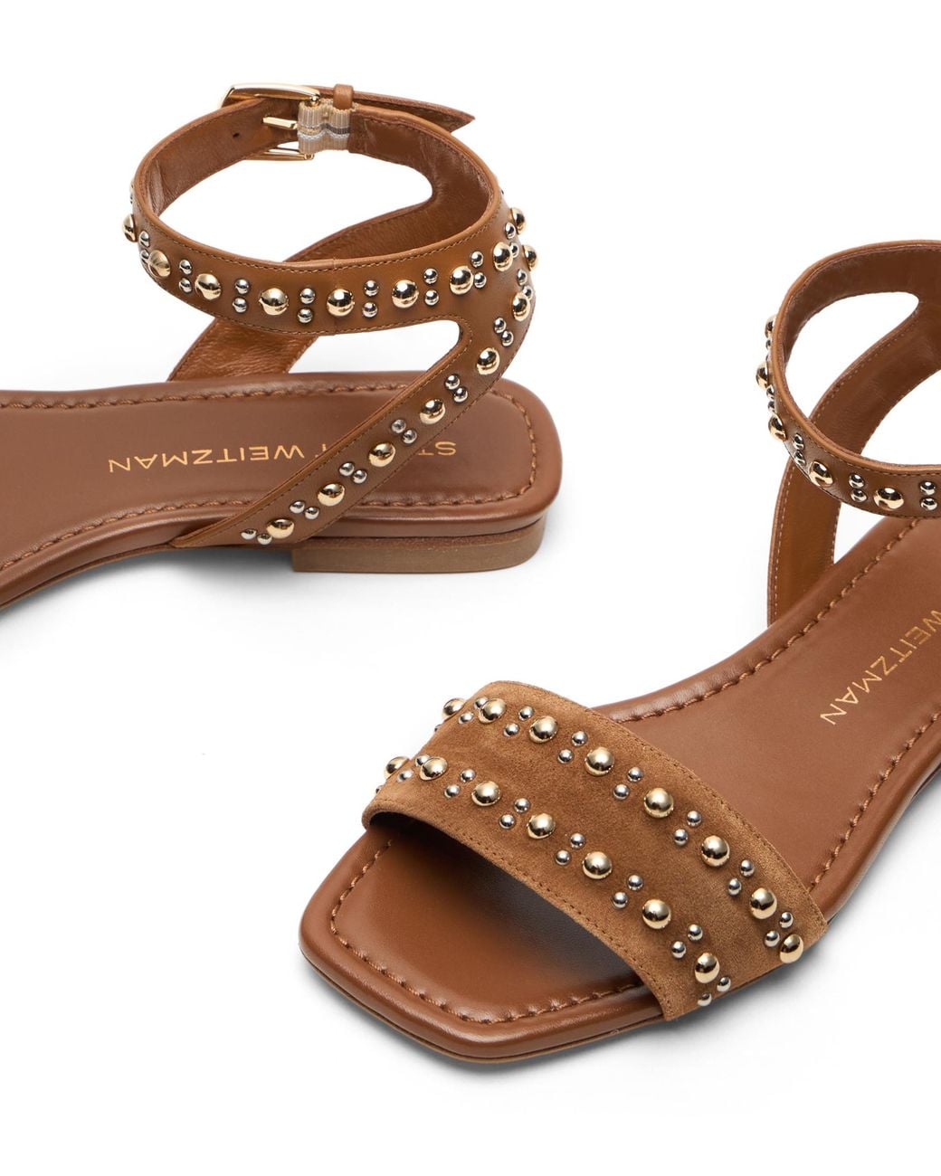 Stuart Weitzman Brown Perry Sandal