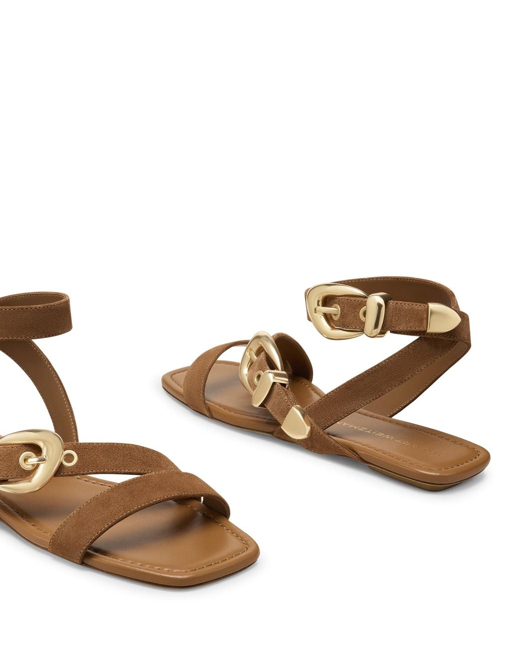 Stuart Weitzman Brown Maven Sandal