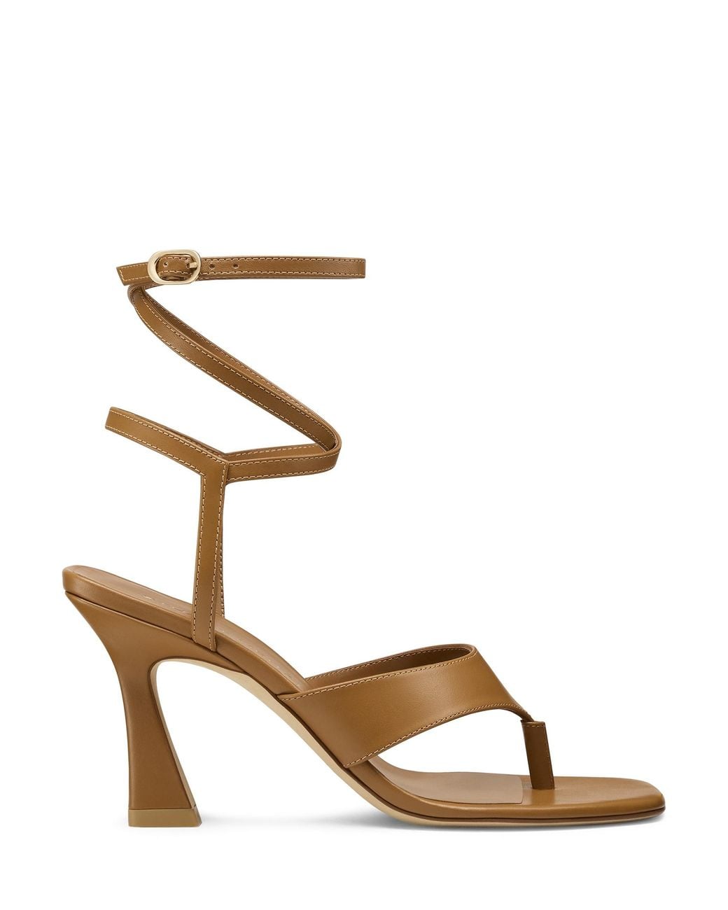 Stuart Weitzman Metallic Vinnie Wrap Thong 85