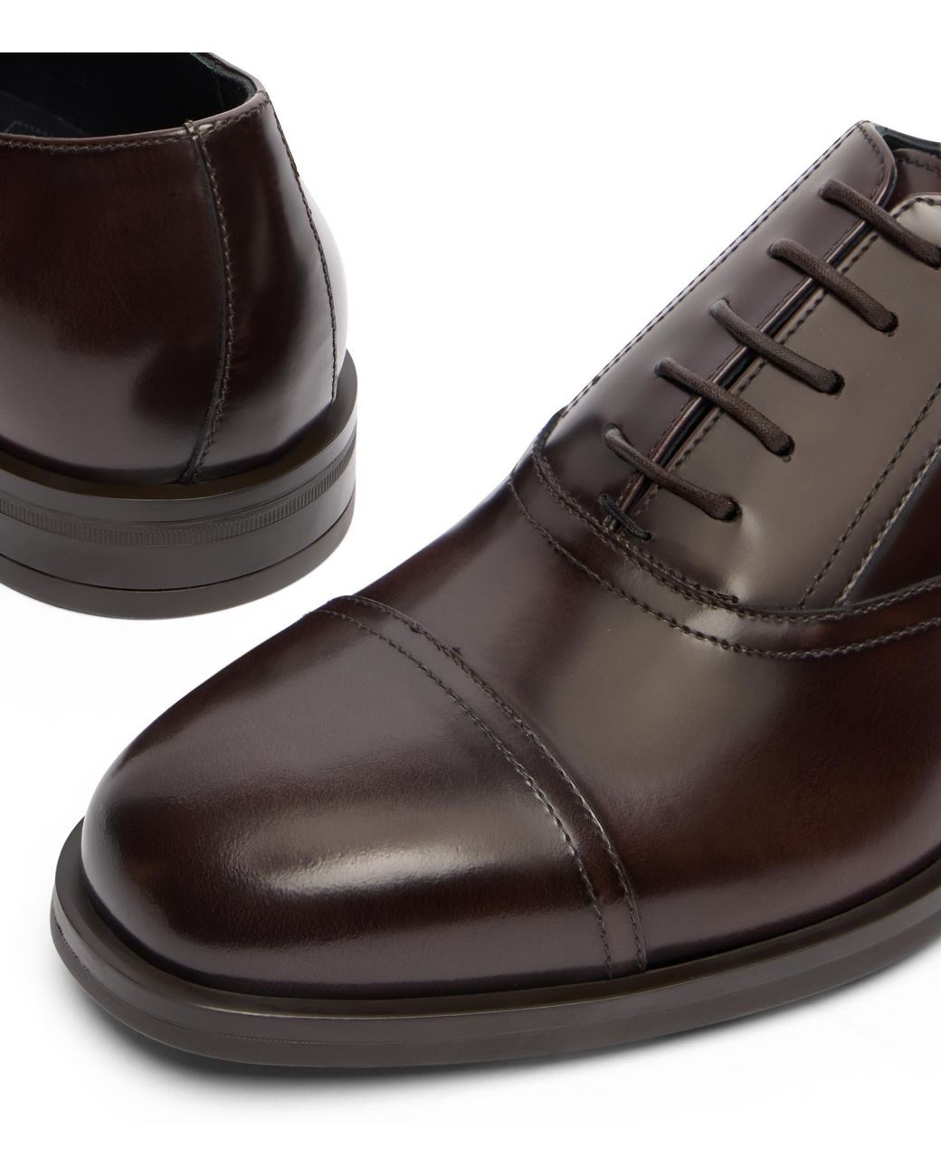 Stuart Weitzman Brown Sw Club Classic Oxford for men