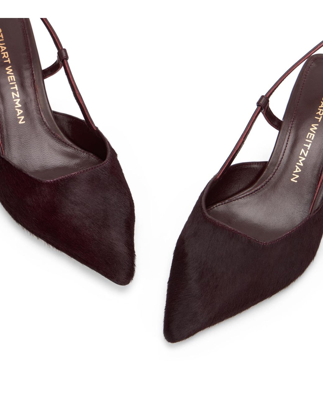 Stuart Weitzman Brown Vinnie 50 Slingback-Pumps