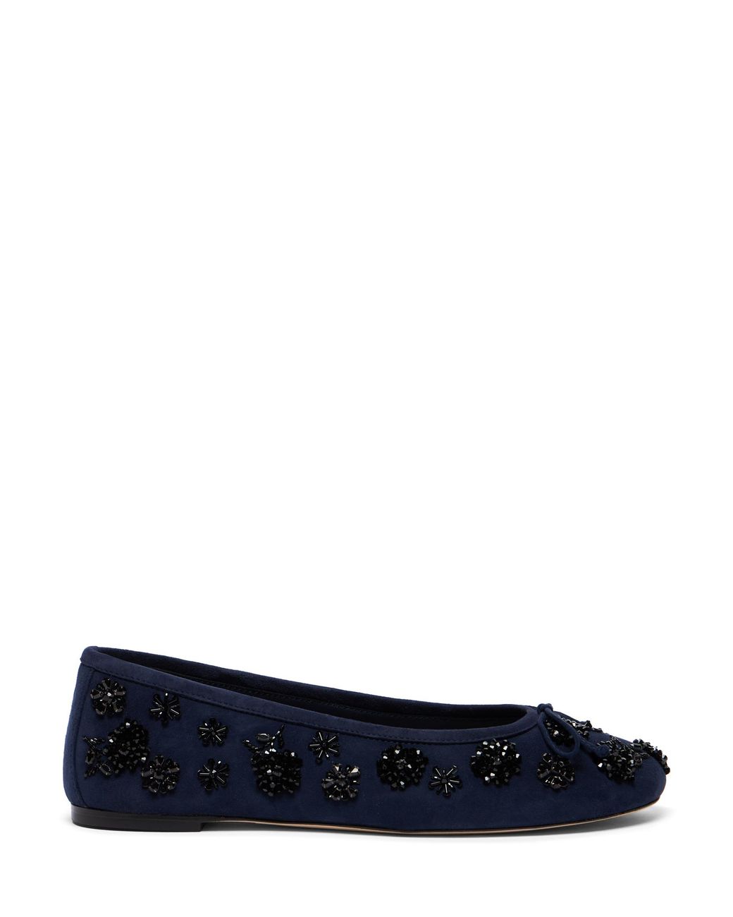 Stuart Weitzman Blue Prima Bow Ballet
