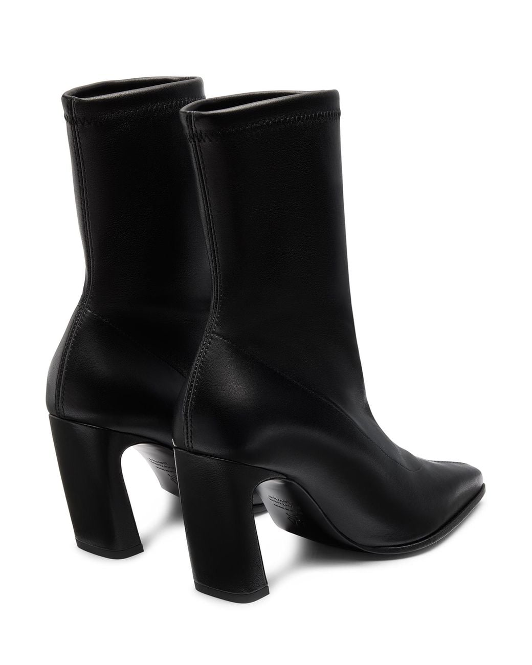 Stuart Weitzman Black Stassi Stretch Bootie 85