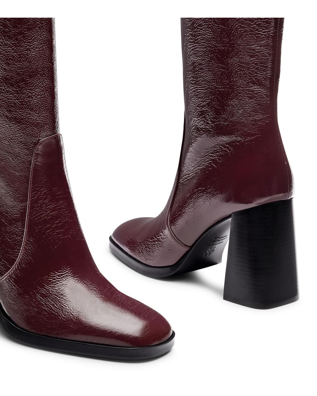 Stuart Weitzman Purple Vera Zip Bootie