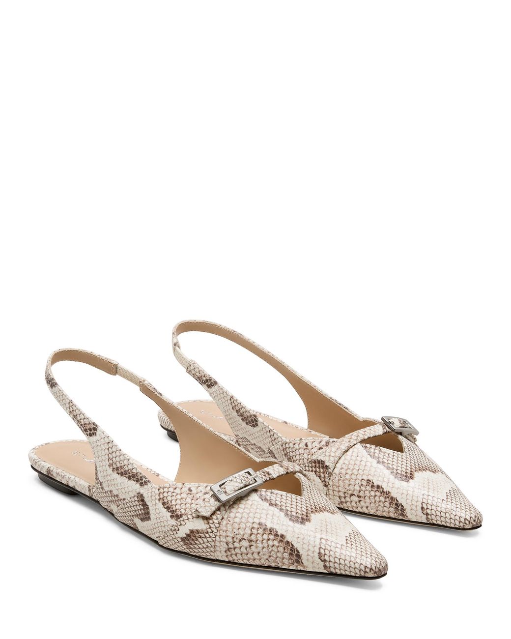Stuart Weitzman Natural Georgie Slingback