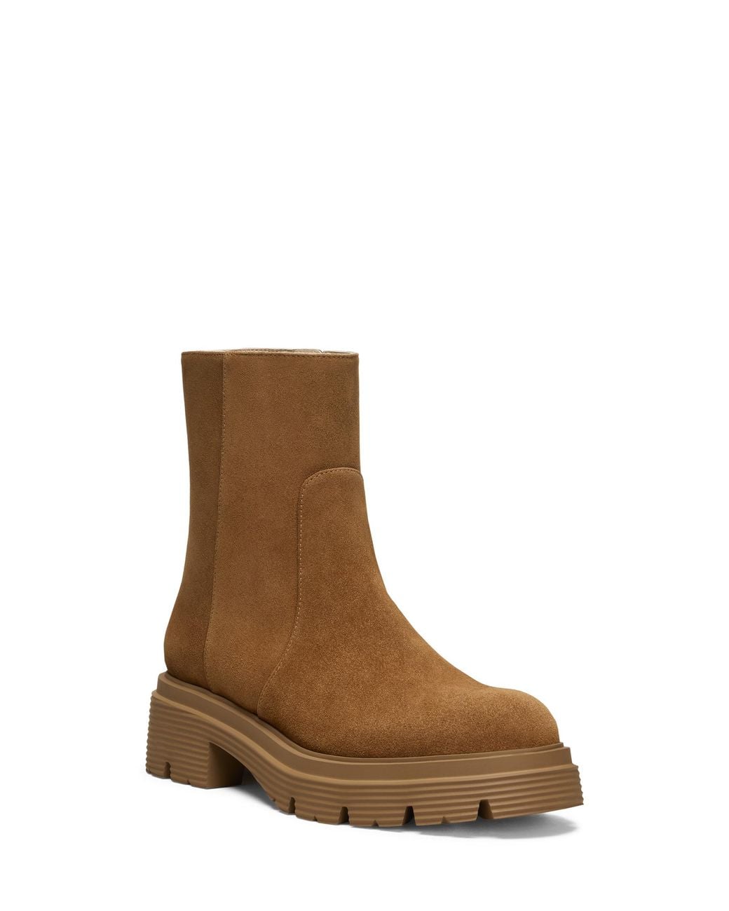 Stuart Weitzman Brown Hudson Lite Zip Bootie