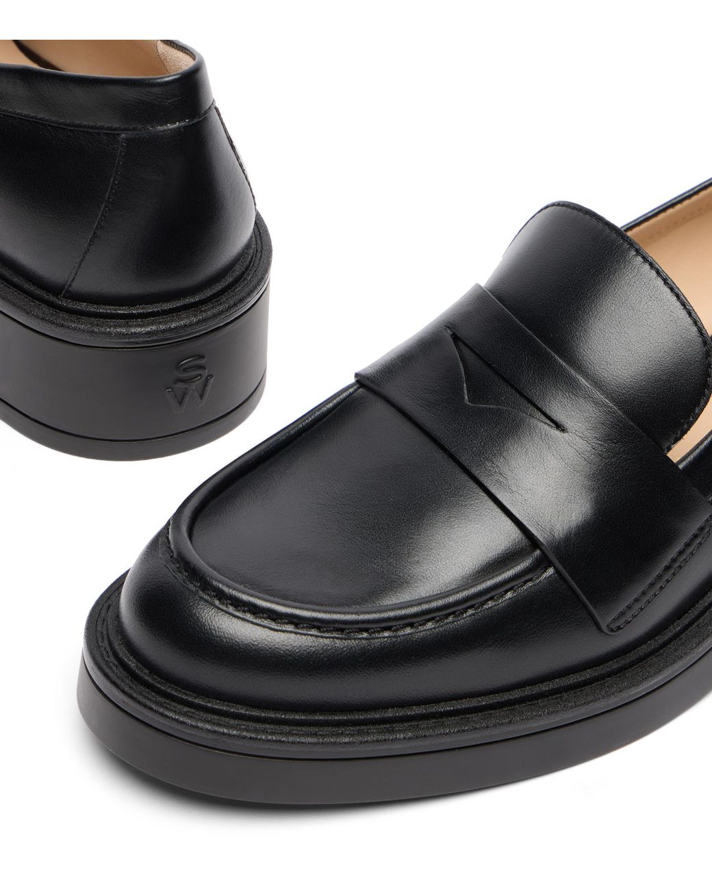 Stuart Weitzman Black Celia Lite Loafer