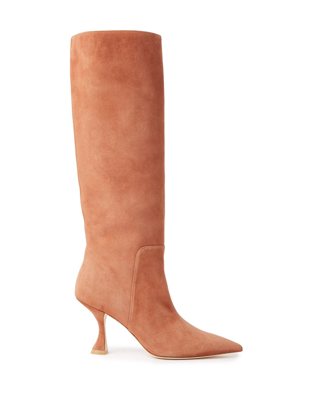 Stuart Weitzman Brown Xcurve 85 Slouch Boot