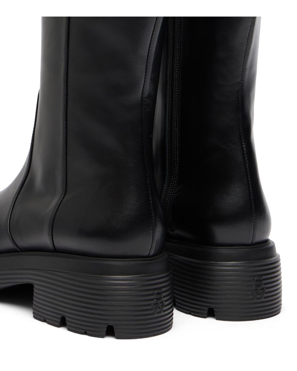 Hudson Lite Zip Boot Stuart Weitzman de color Black
