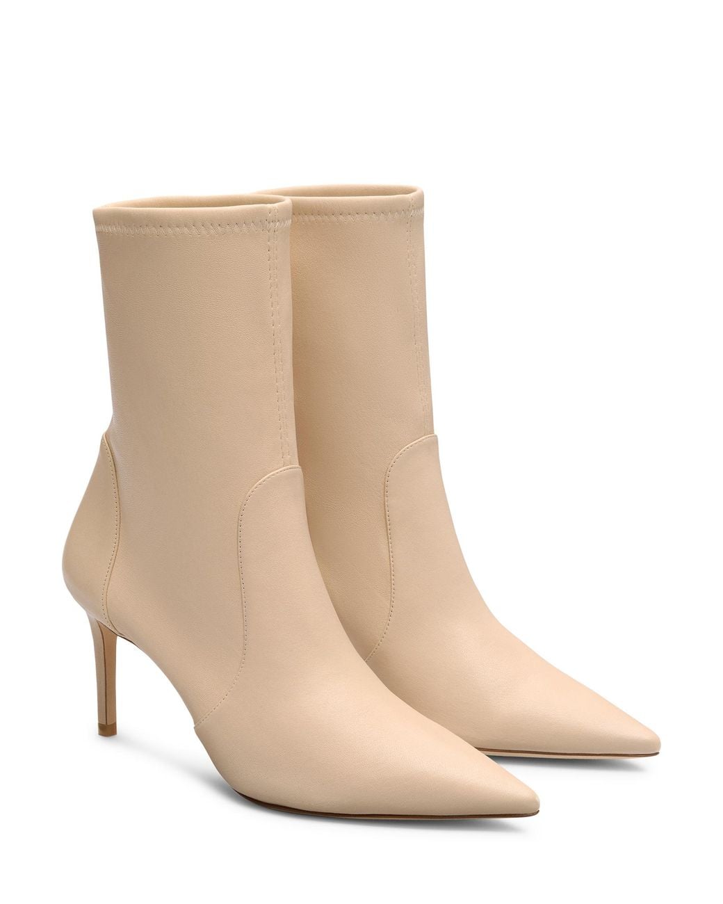Stuart Weitzman Natural Stuart Power Bootie 75