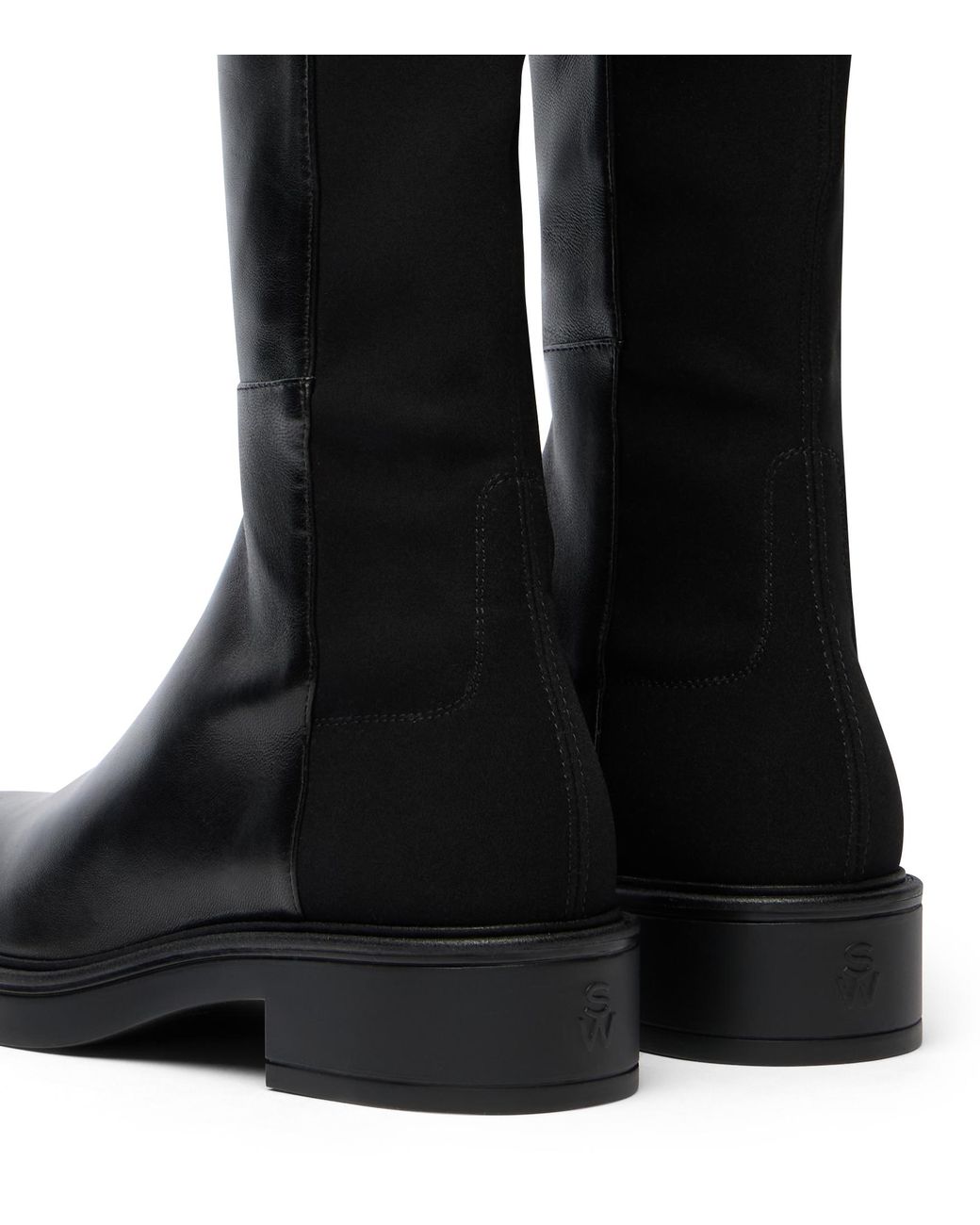 High Boots di Stuart Weitzman in Black
