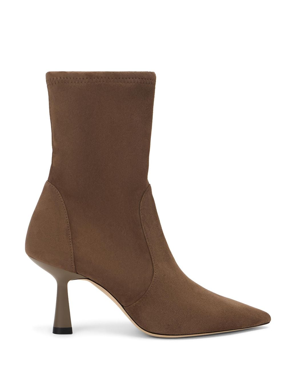 Stuart Weitzman Brown Stuart Super Sculpt Bootie 75