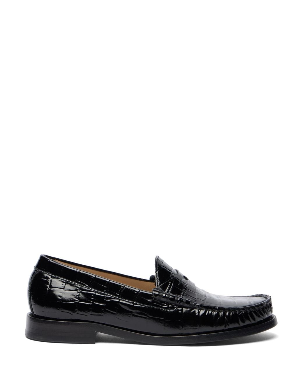 Stuart Weitzman Black Lottie Loafer