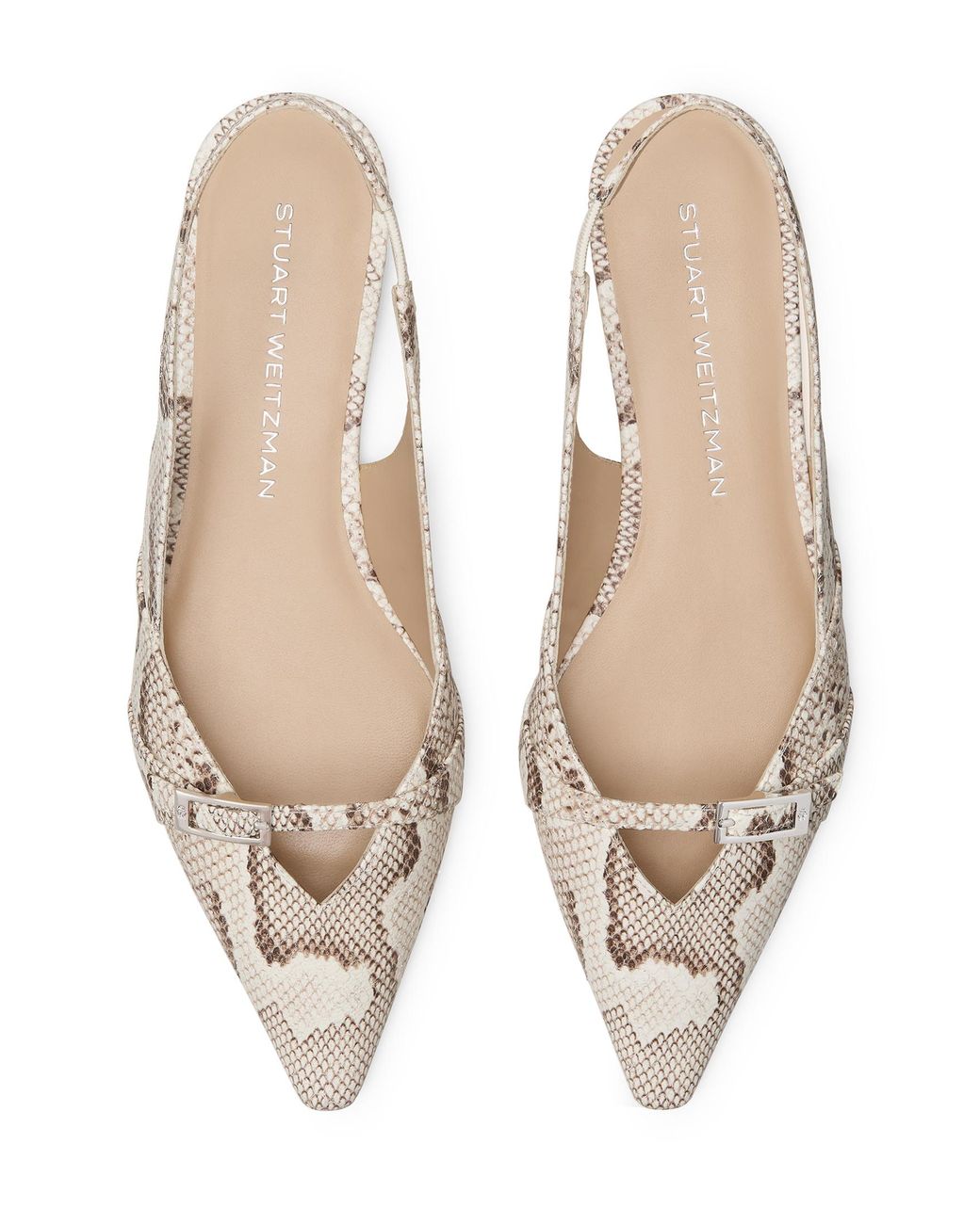 Stuart Weitzman Natural Georgie Slingback