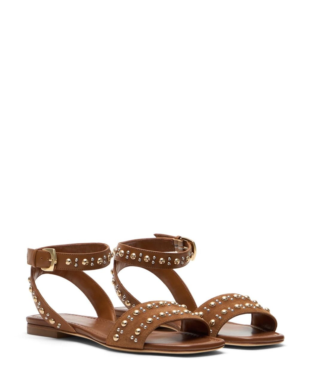 Stuart Weitzman Brown Perry Sandal