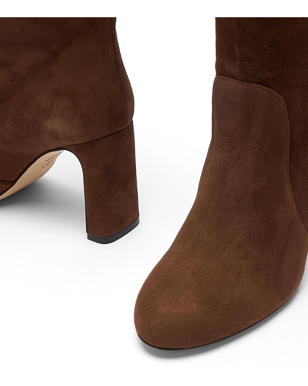 Stuart Weitzman Brown Babette Tubo Boot 85