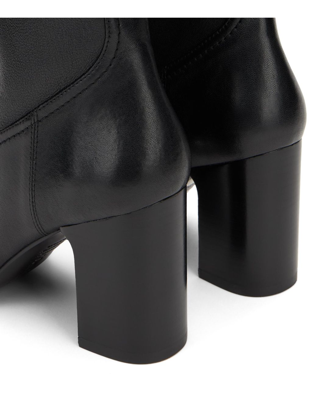 Stuart Weitzman Black Mulberry Stretch Bootie