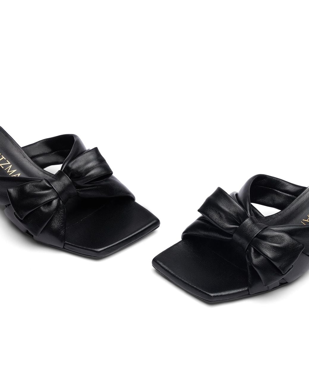 Stuart Weitzman Black Sofia 45 Slide