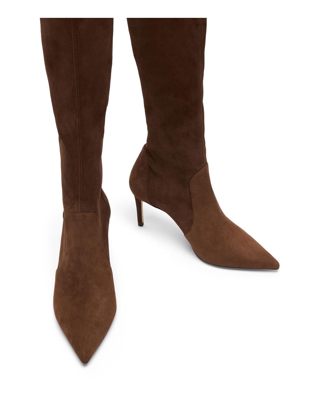 Stuart Weitzman Brown Stuart Power Boot 75