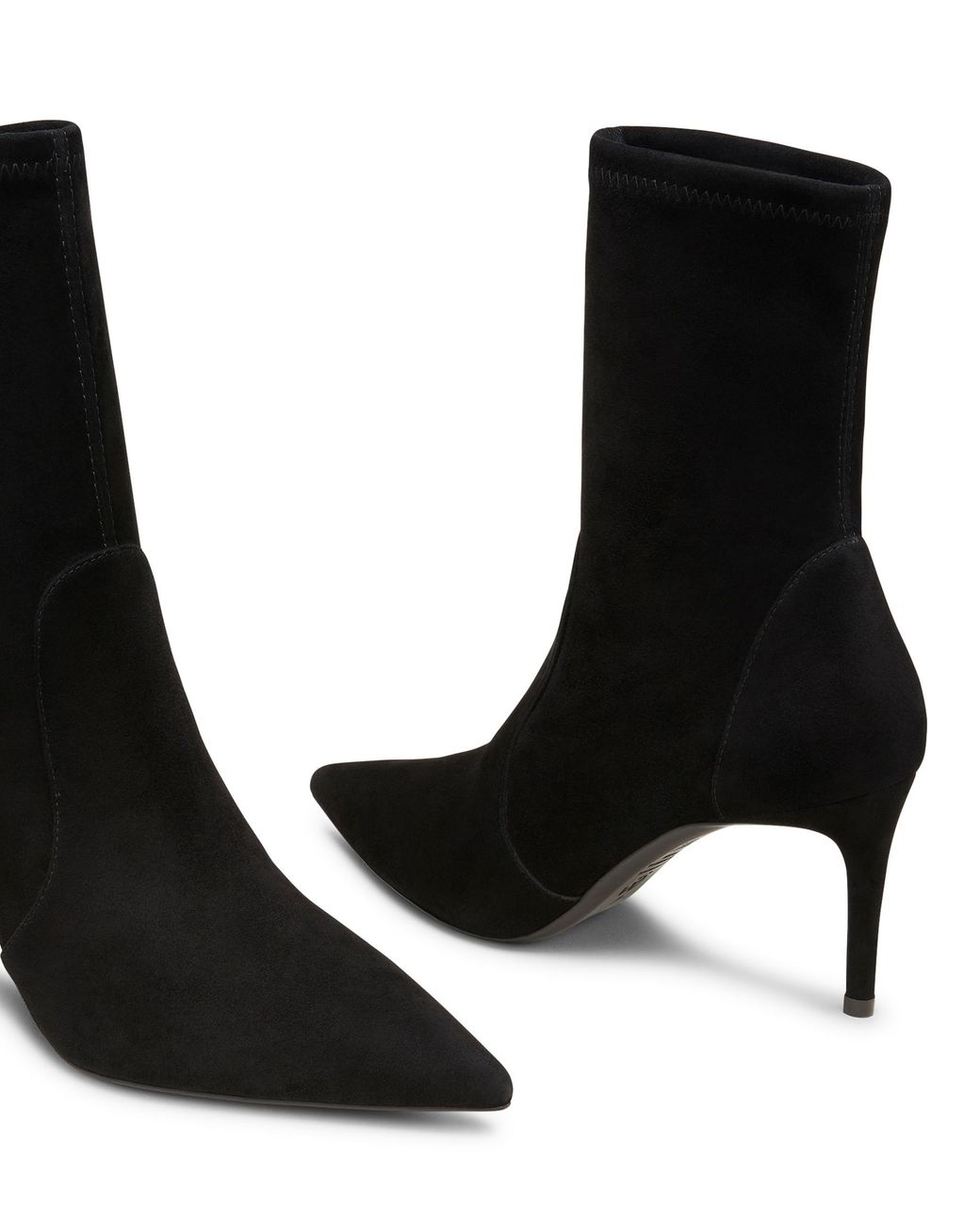 Stuart Weitzman Black Stuart Power Bootie 75
