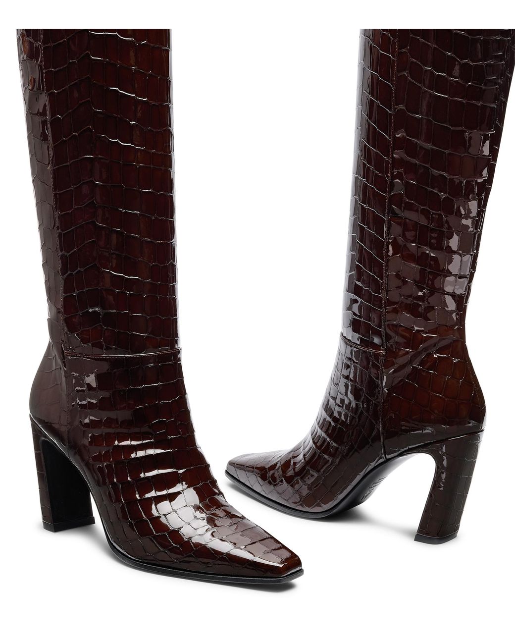 Stuart Weitzman Brown Stassi Boot 85