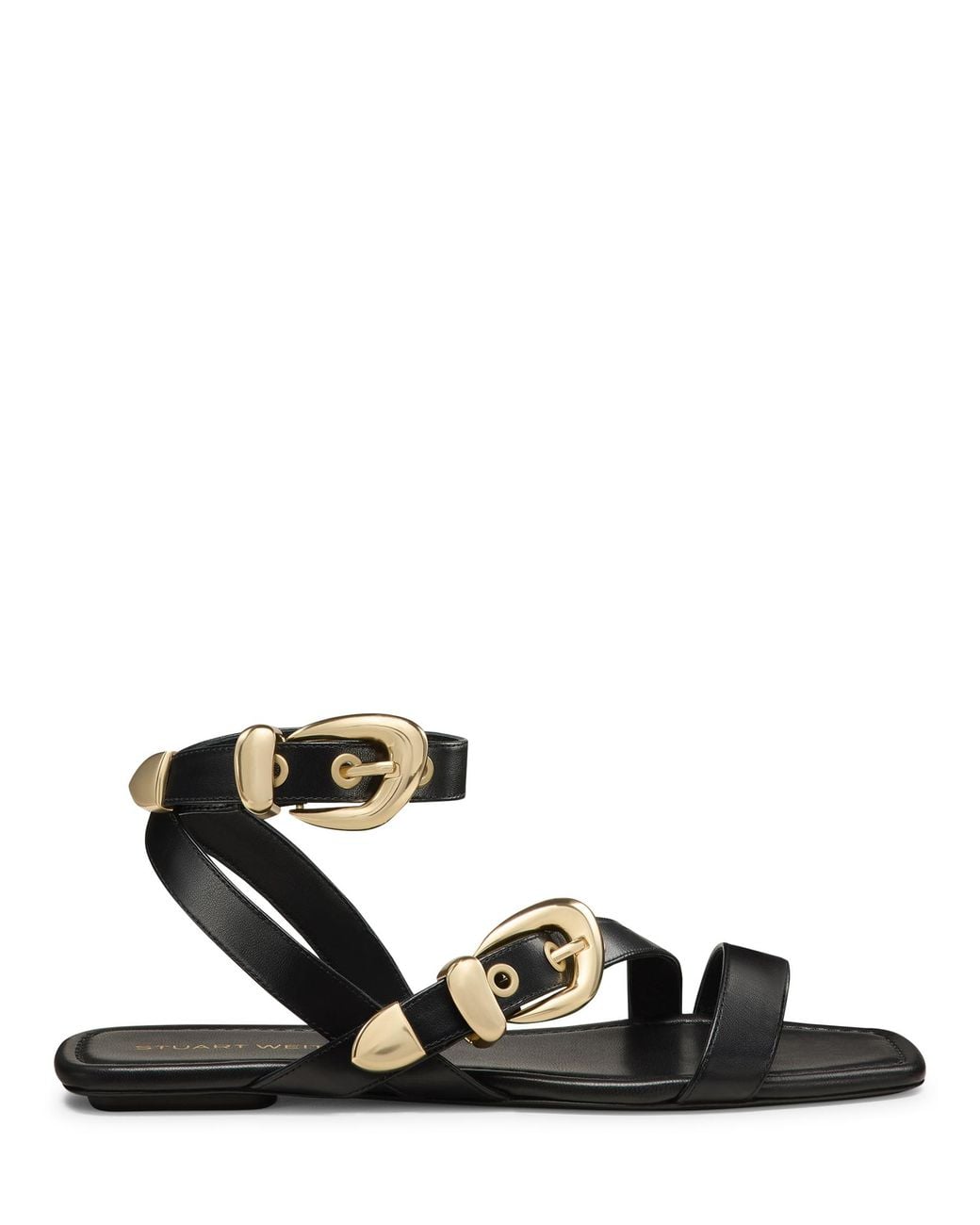 Stuart Weitzman Black Maven Sandal