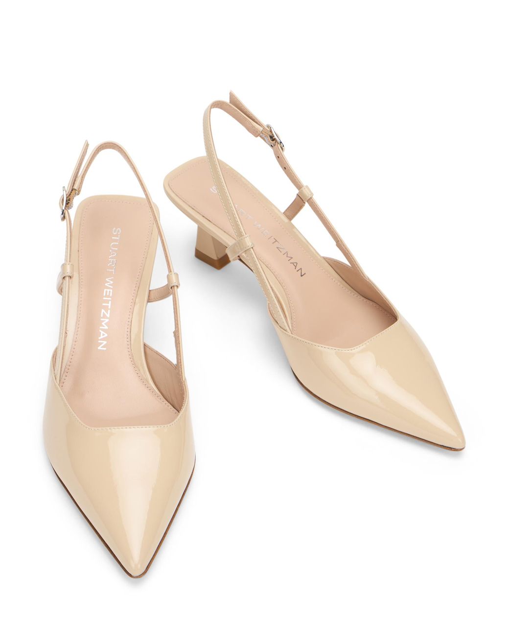 Vinnie 50 Slingback di Stuart Weitzman in Natural