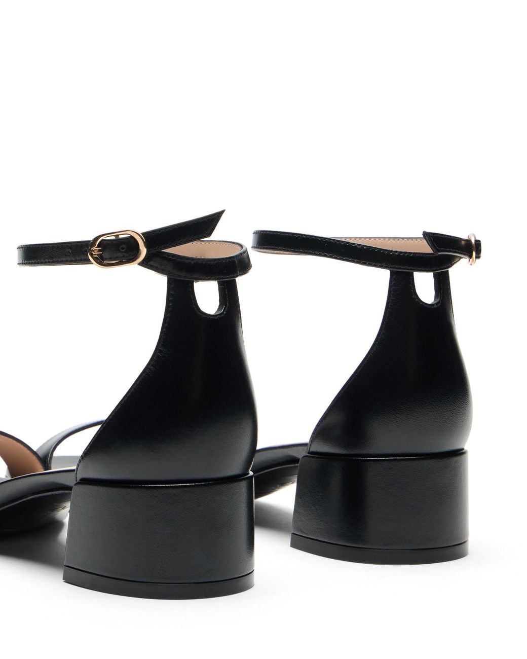 Stuart Weitzman Black Nudist Block