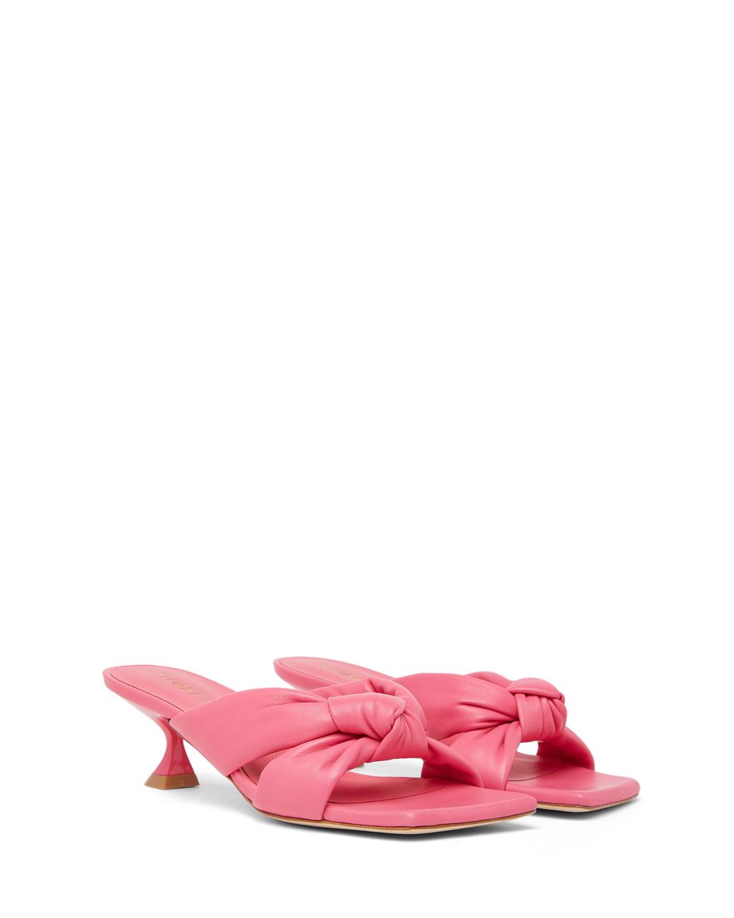 Stuart Weitzman Pink Playa 50 Knot Slide