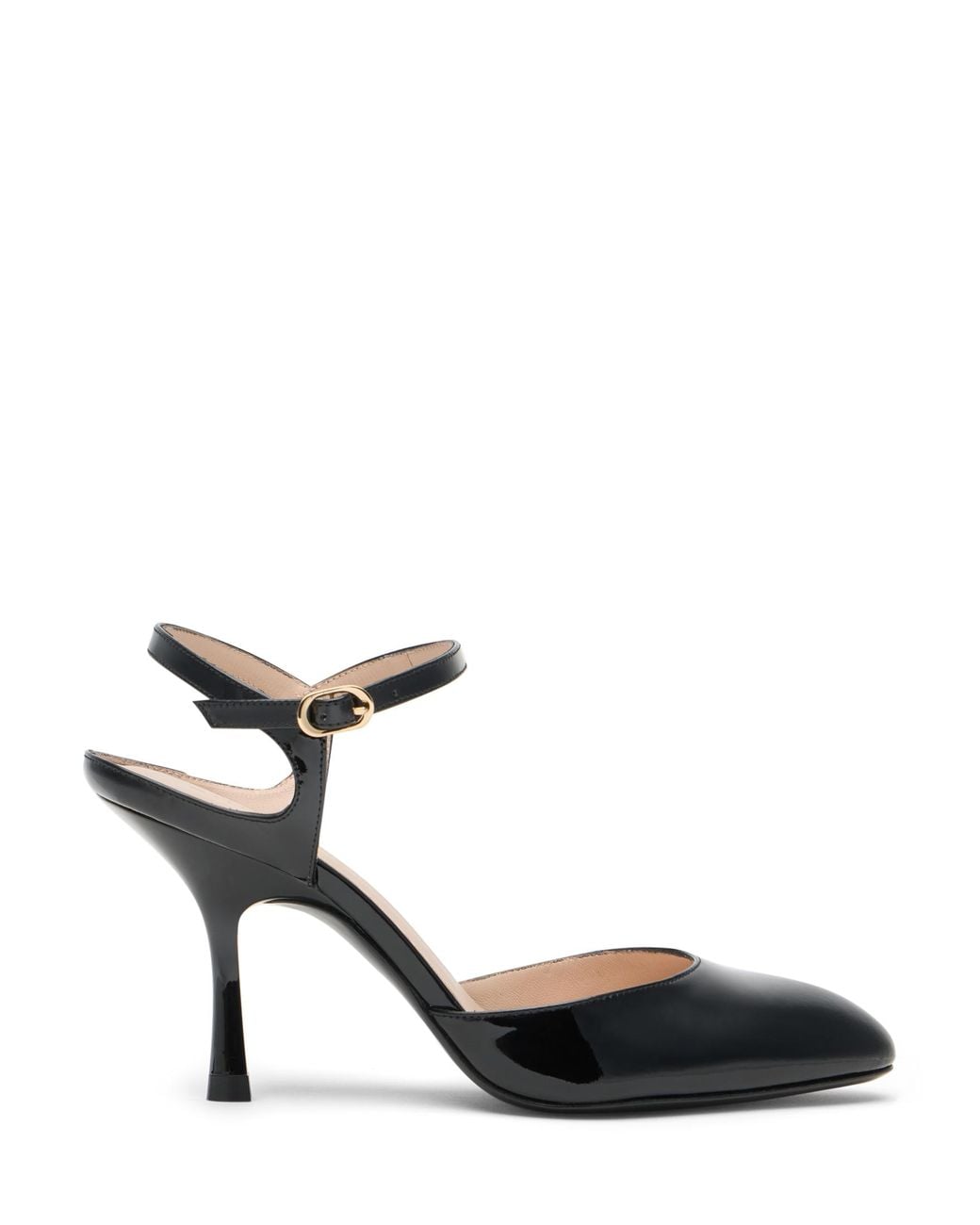Madison Strap Pump 85 Stuart Weitzman de color Black