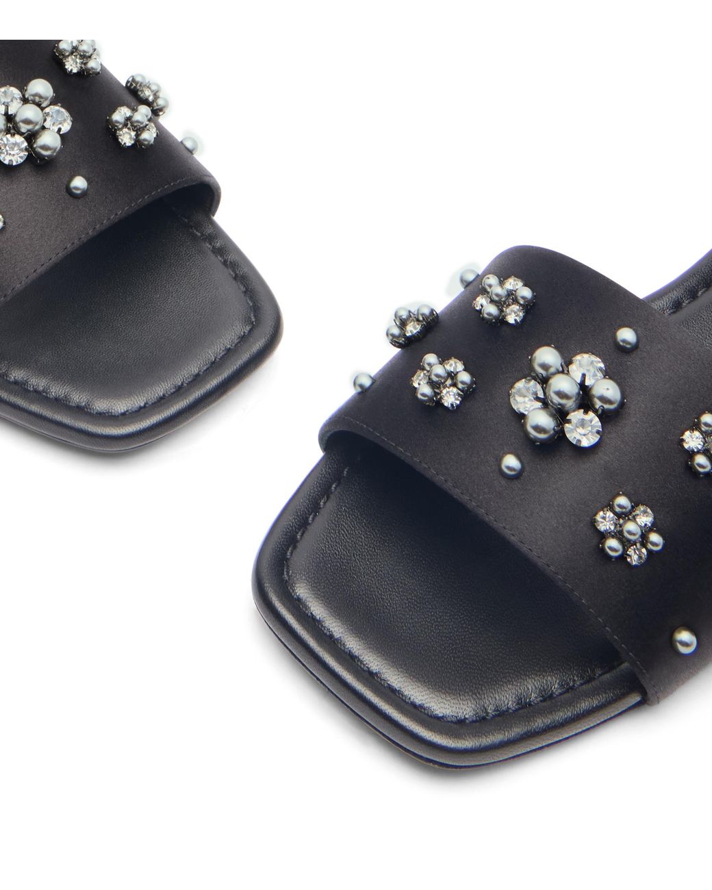 Stuart Weitzman Multicolor Poppy Flat Slide