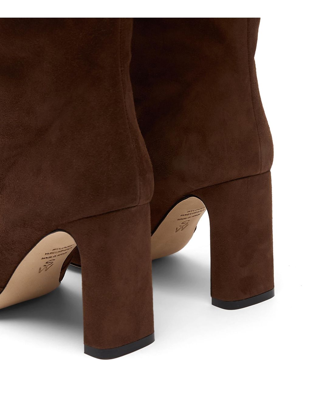 Stuart Weitzman Brown Babette Tubo Boot 85