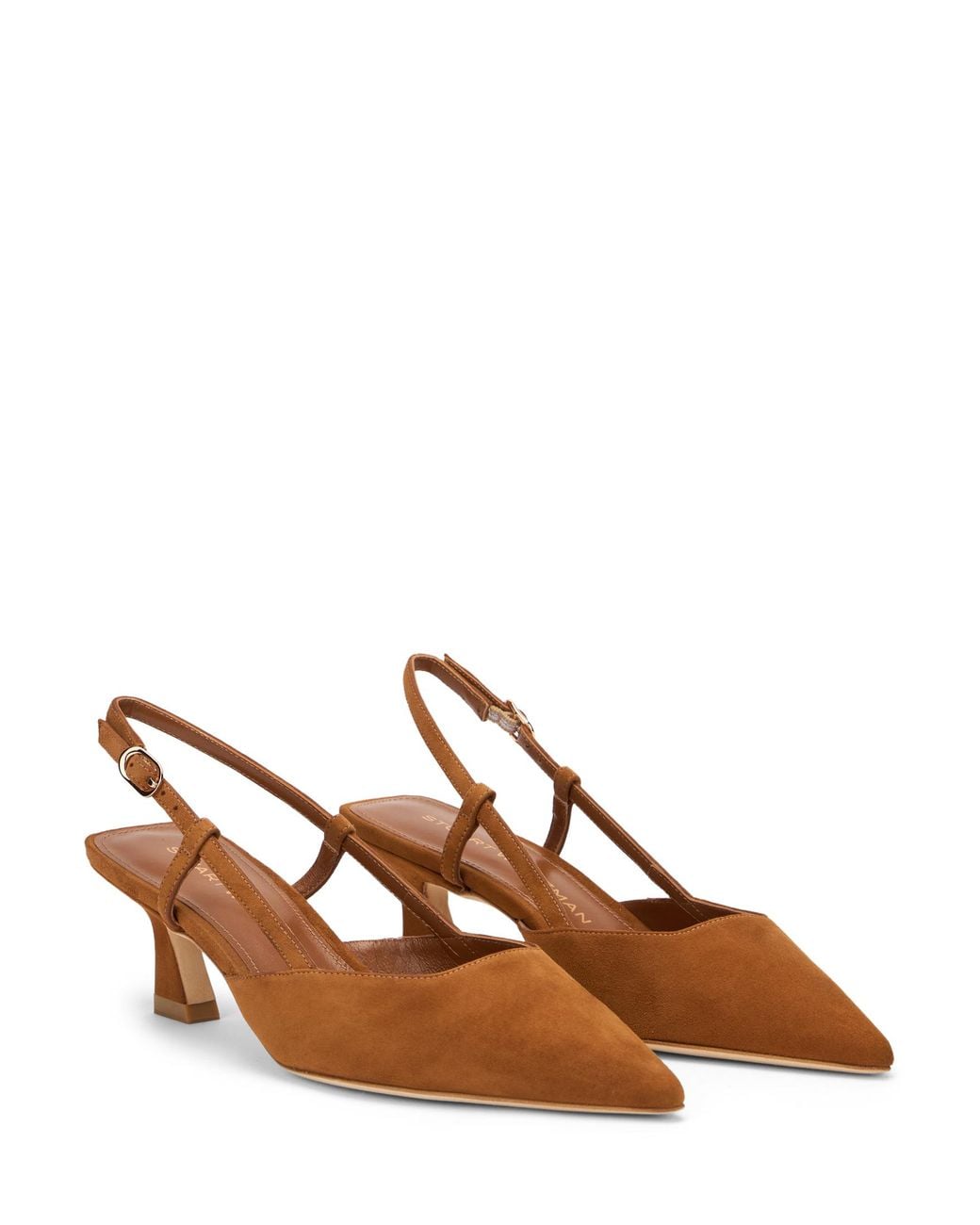 Vinnie 50 Slingback di Stuart Weitzman in Brown