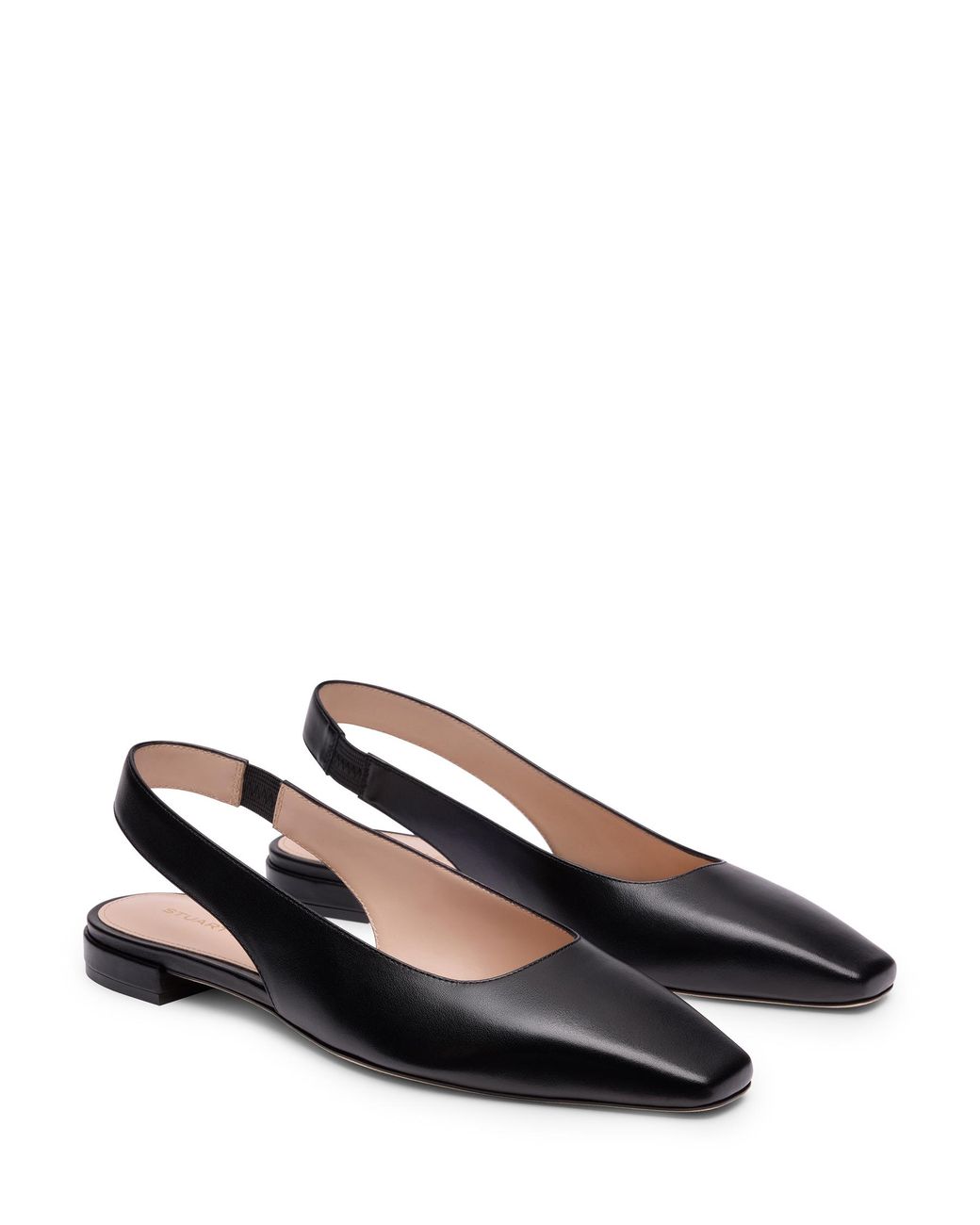 Stuart Weitzman Black Stassi Slingback