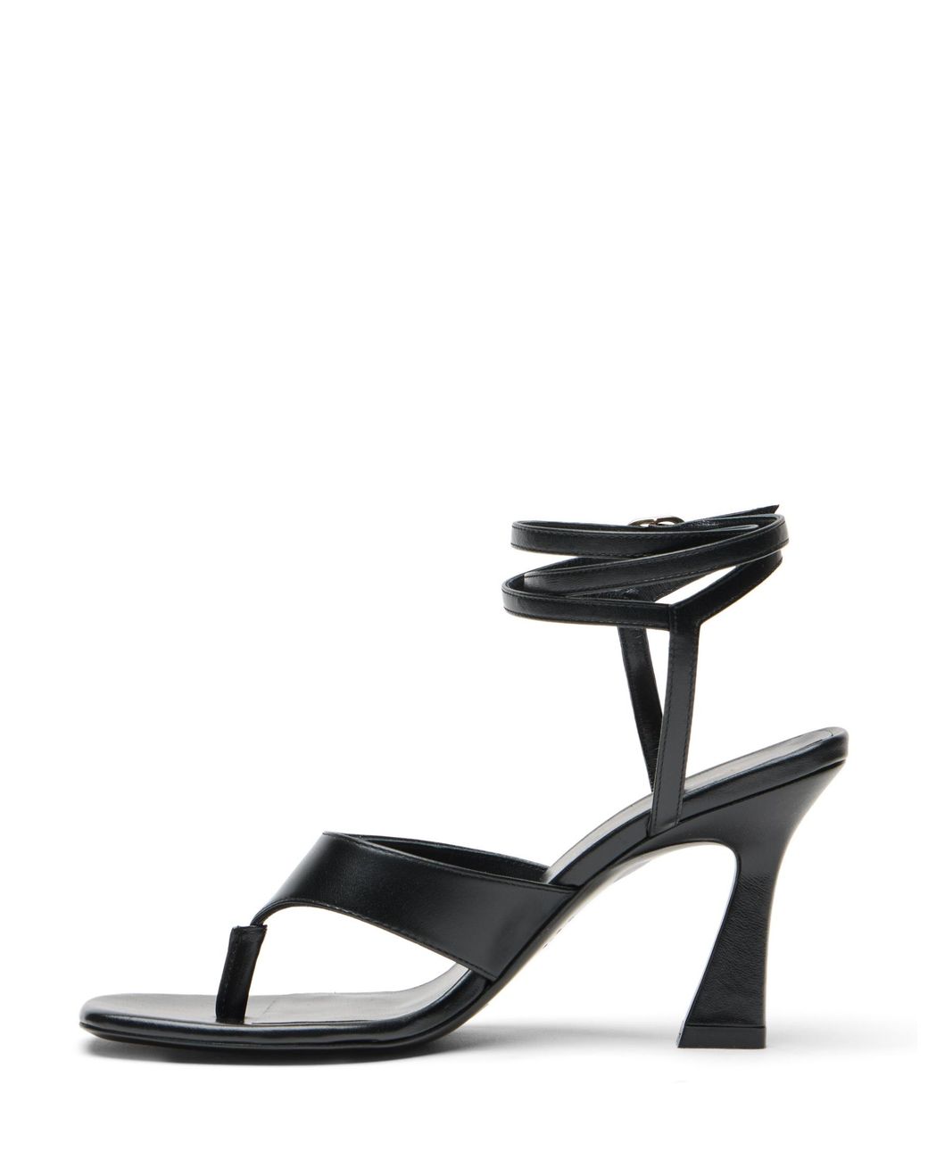 Vinnie Wrap Thong 85 Stuart Weitzman de color Black