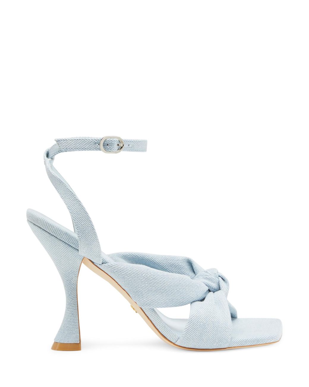 Stuart Weitzman White Playa Ankle Strap 100 Sandal
