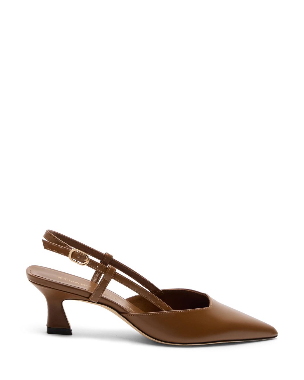 Stuart Weitzman Brown Vinnie 50 Slingback