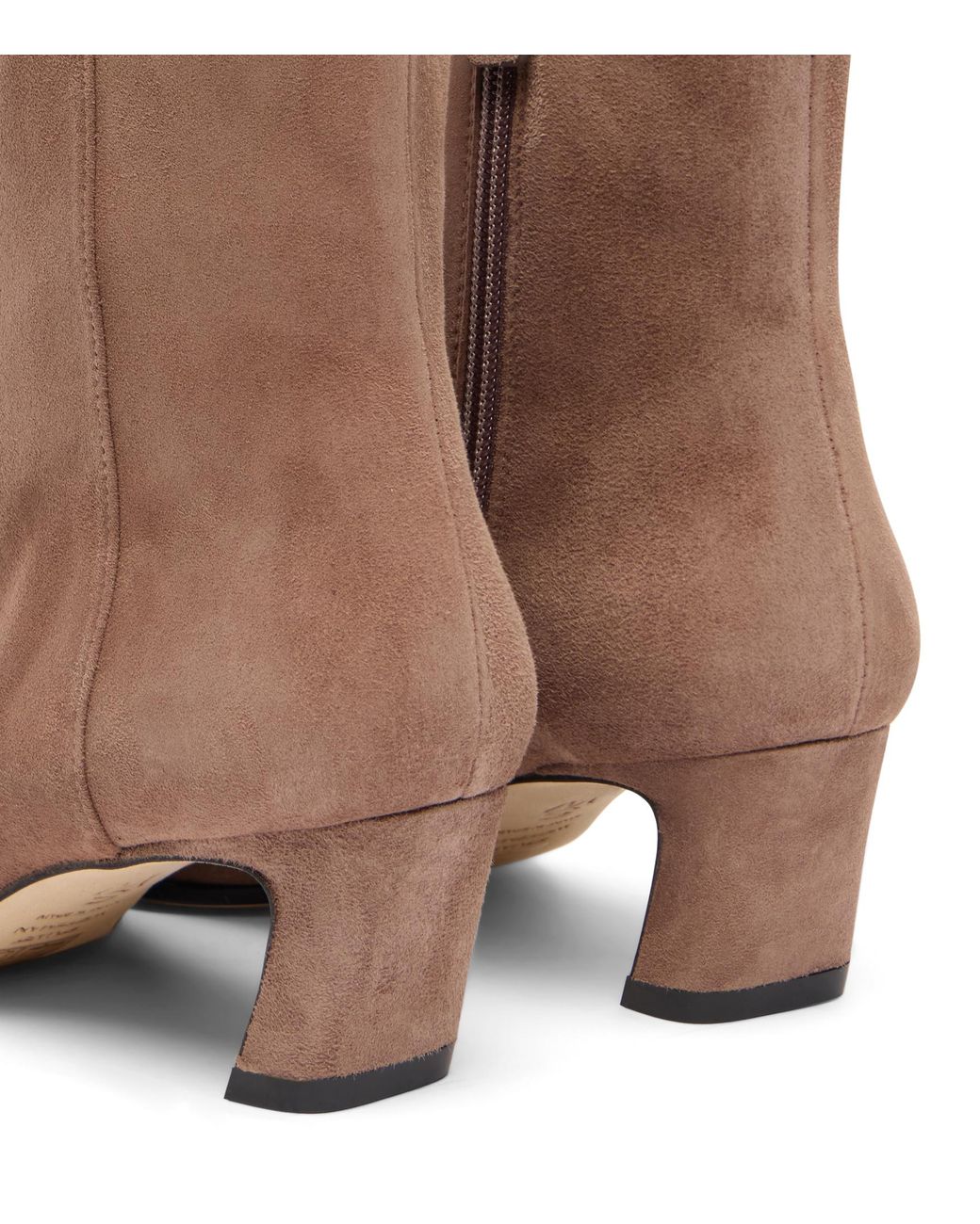 Stuart Weitzman Brown Stassi Zip Bootie 50