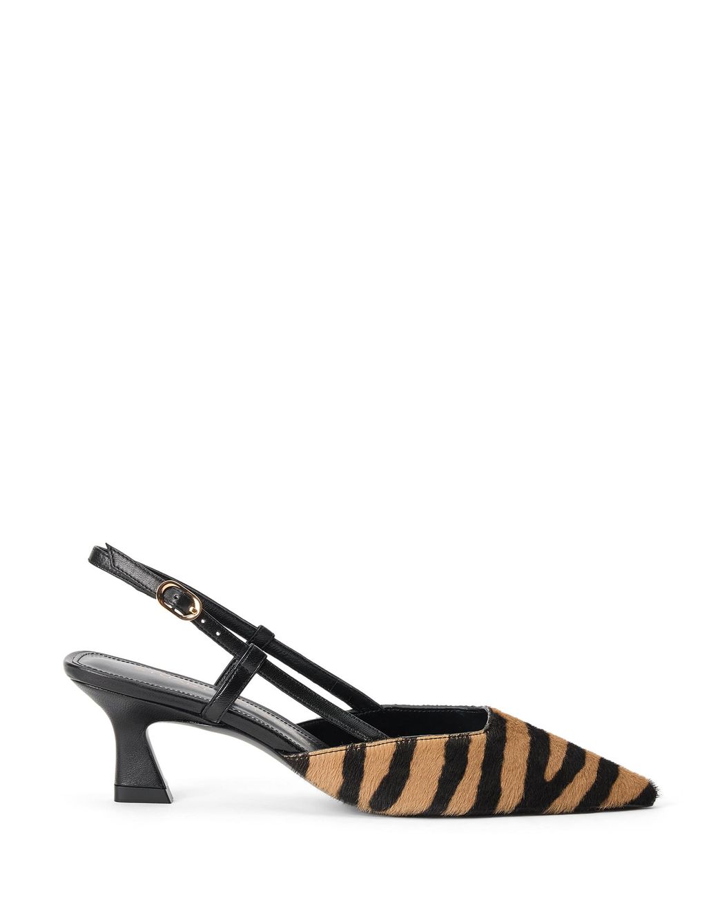 Stuart Weitzman Black Vinnie 50 Slingback