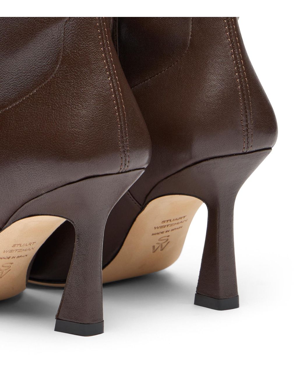 Stuart Weitzman Brown 5050 Vinnie Bootie 85