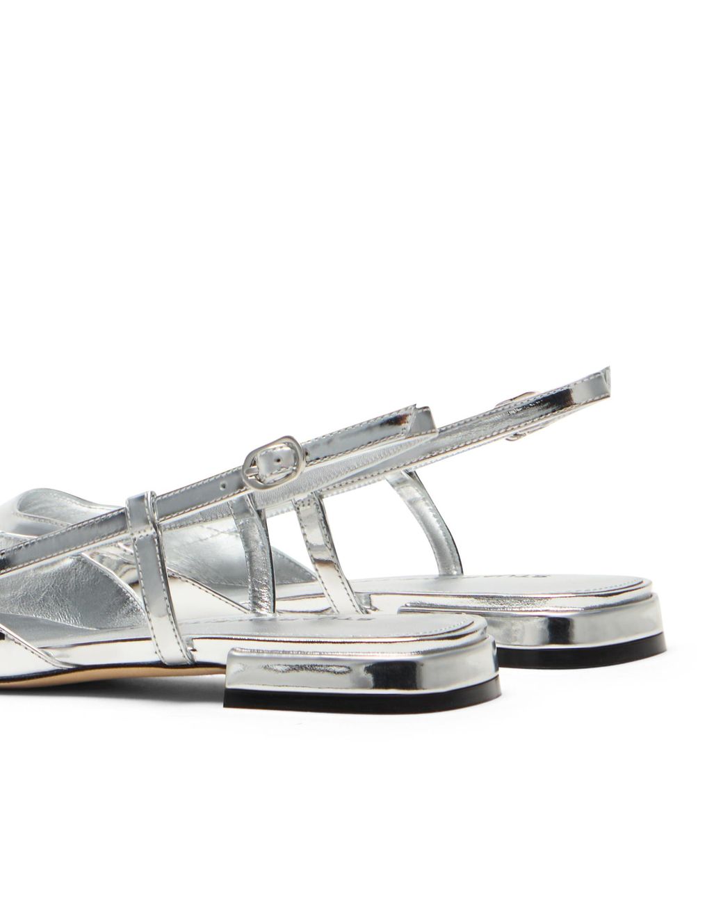 Stuart Weitzman White Ballerina Shoes