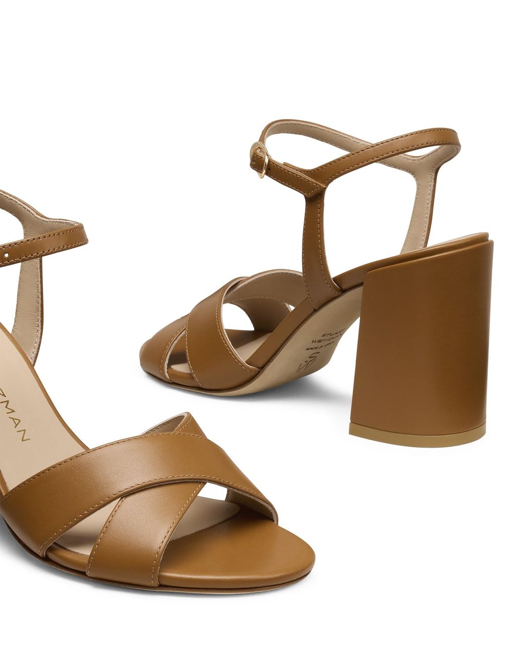 Stuart Weitzman Brown Alyssa Block 85