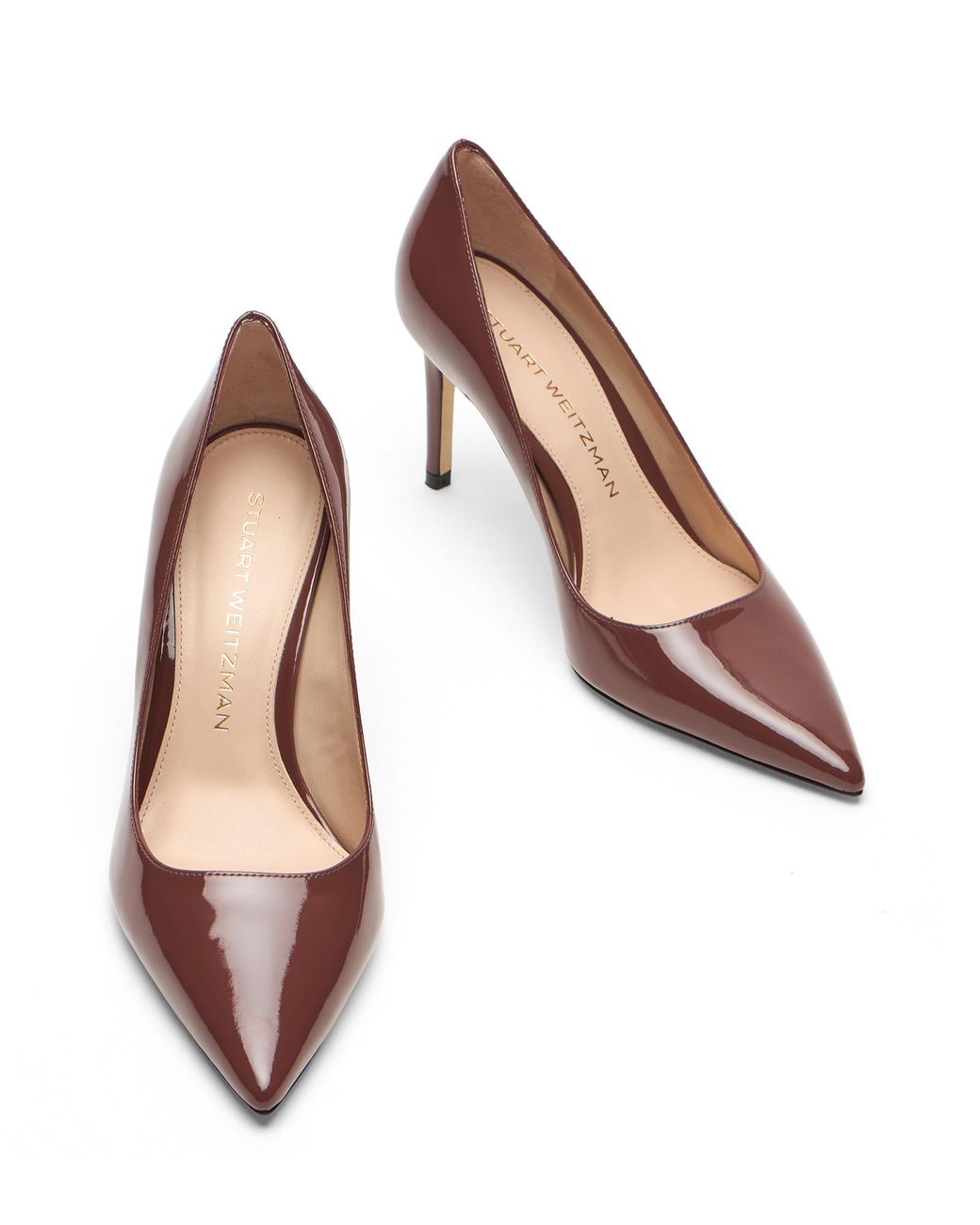 Stuart Weitzman Brown Stuart Power Pump 50